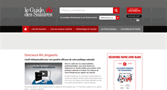 Desktop Screenshot of guide-des-salaires.com
