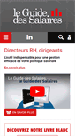 Mobile Screenshot of guide-des-salaires.com